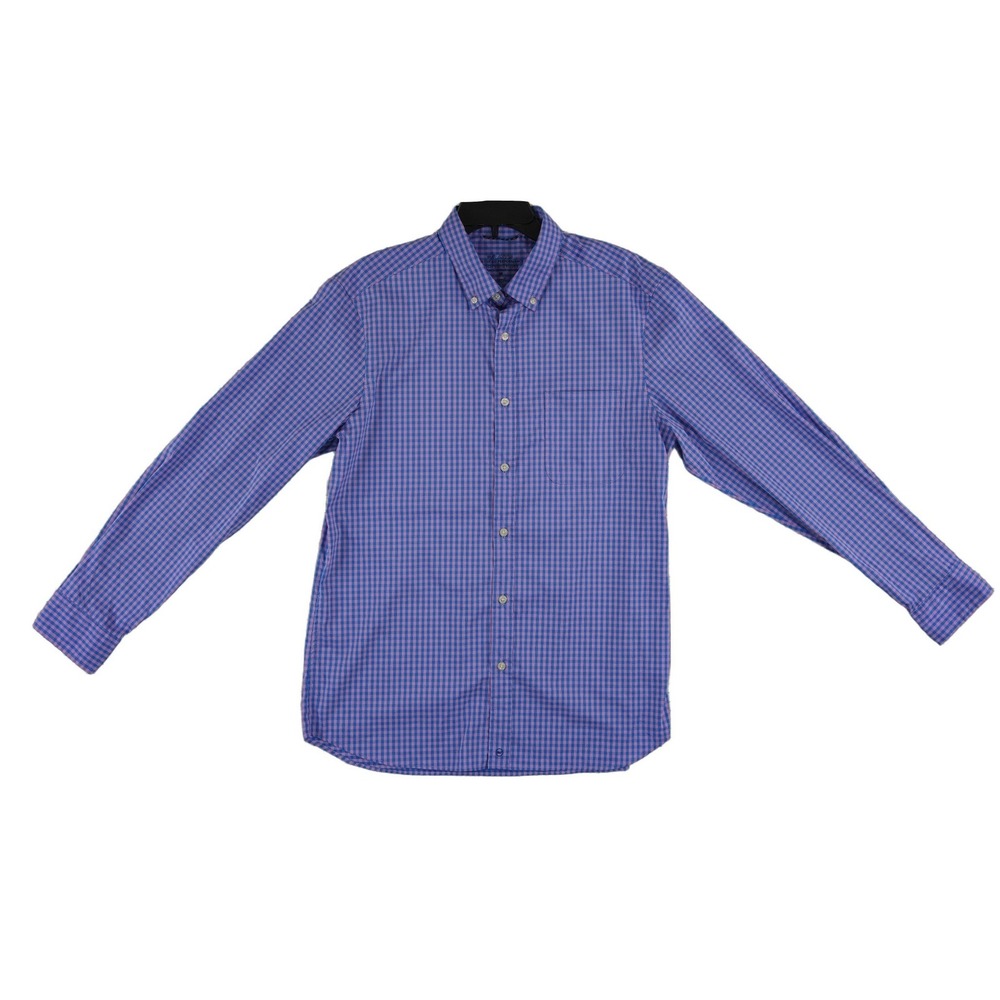 Vineyard‎ Vines Button Down Performance Shirt Mens Size Medium Blue Purple Top